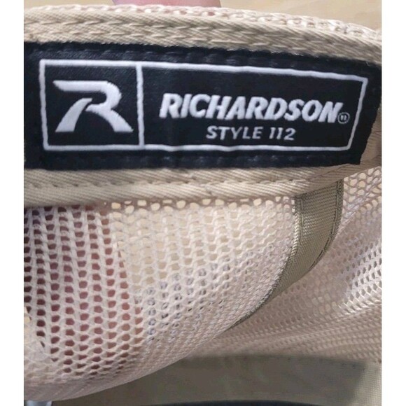 Saddleback Ranch Trucker Hat Steamboat Springs Colorado Snapback Cap Blue & Tan - Picture 5 of 5